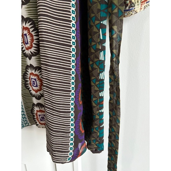 Mamas & Papas Maternity Boho Beaded V Neck Print Dress Size 16 - Picture 7 of 8